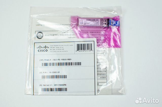 Новые SFP модули Cisco