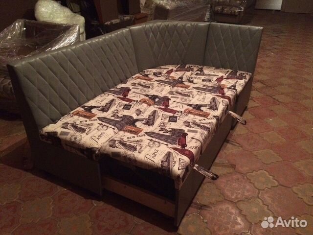 Кухонный угловой диван, со спальным местом