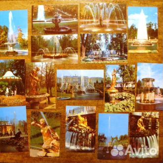 Комплект открыток the fountains of petrodvorets Комплект открыток the fountains of petrodvorets