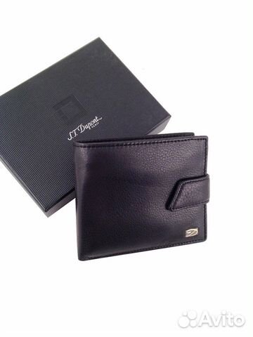 Мужской кожаный кошелек Dupont арт.433