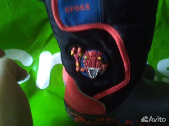 Новые мигающие дутики crocs, оригинал, до -15 С
