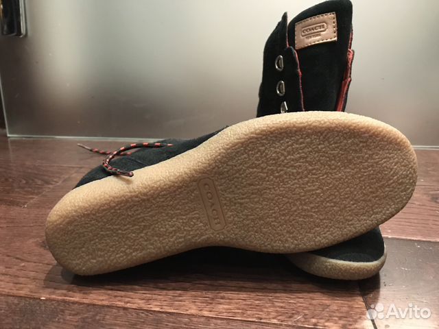 Ботинки на танкетке Coach