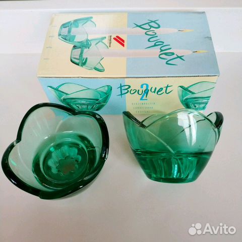 Подсвечники стеклянные Bormioli Rocco, Италия