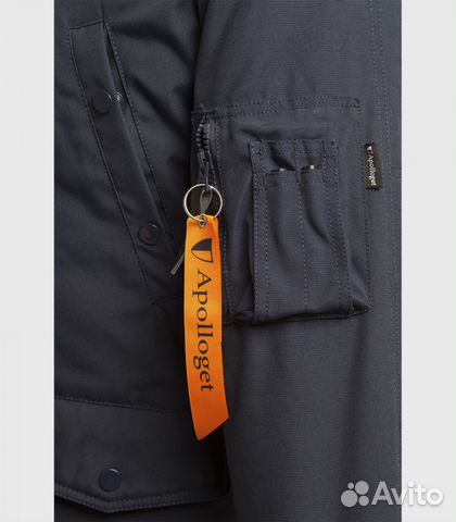 Куртка Аляска Apolloget Oxford Blue/Blue Куртка Аляска Apolloget Oxford Blue/Blue