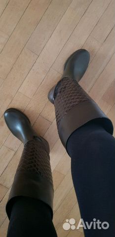 Сапоги резиновые Salvatore Ferragamo 40 размер