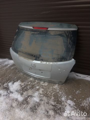 Крышка багажника Опель Антара серебро