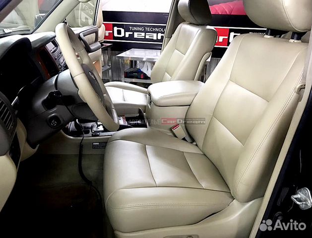 Перетяжка перешив салона Toyota Land Cruiser 100