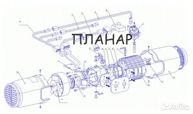 Ремонт автономок отопителей вебасто планар ебер