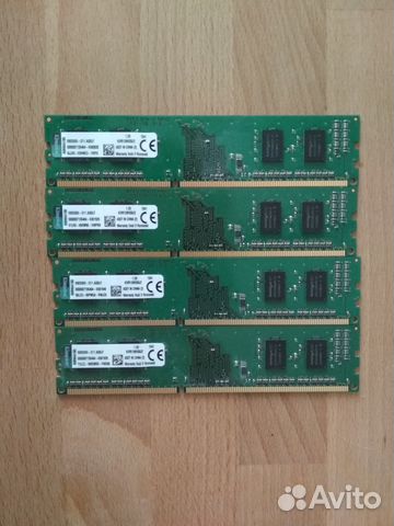 Память Kingston KVR13N9S6/2 DDR3 1333(2гб*4)