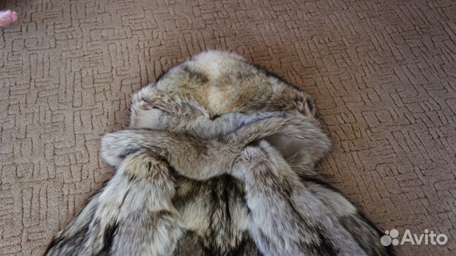 Мужская шуба из полярного волка Мужская шуба из полярного волка