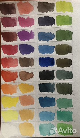 Акварель художественная Дедовская набор 40 цветов Акварель художественная Дедовская набор 40 цветов