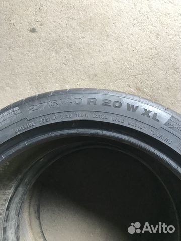 275 40 R20 W XLContinental ContiSportContact 5 SSR 275 40 R20 W XLContinental ContiSportContact 5 SSR