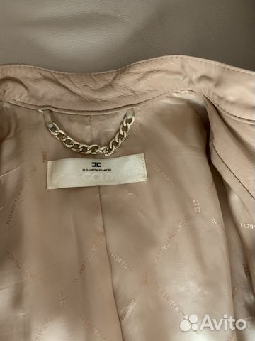 Кожаная куртка elisabetta franchi