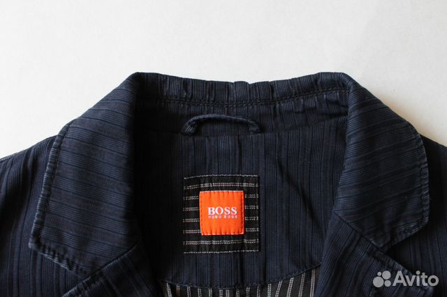 Хлопковый мужской уличный пиджак Hugo Boss Хлопковый мужской уличный пиджак Hugo Boss