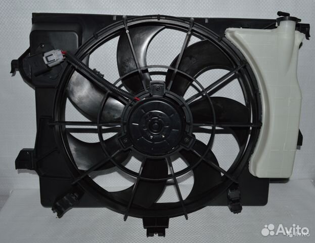 Диффузор радиатора в сборе Хендай солярис Киа Рио