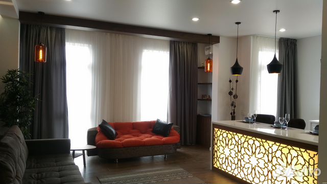 

Квартира-студия, 46 м², 2 кровати