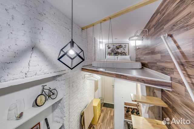 

Квартира-студия, 13 м², 2 кровати