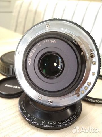 Объектив Pentax SMC DA 2,8F limited 40mm Объектив Pentax SMC DA 2,8F limited 40mm
