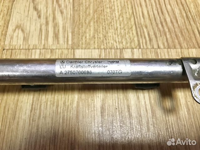 Топливная рампа двигателя Mercedes M275 и M277 Топливная рампа двигателя Mercedes M275 и M277