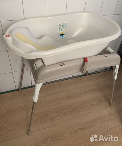 Ванночка детская OK baby onda белая Италия с подст Ванночка детская OK baby onda белая Италия с подст
