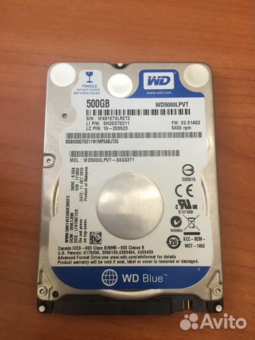 WD Blue 500 Gb