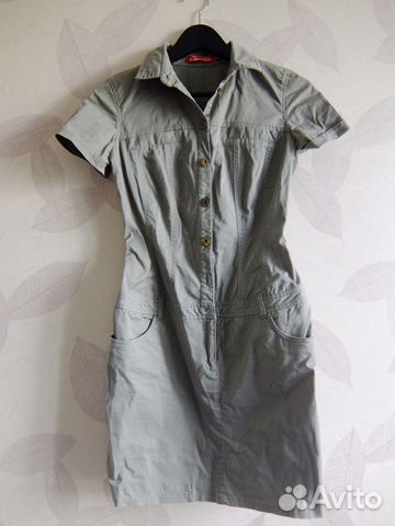 Платье в стиле милитари