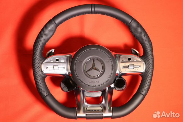 AMG руль Mercedes W290 / W463 чёрная кожа амг AMG руль Mercedes W290 / W463 чёрная кожа амг