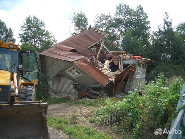 Демонтаж/слом домов,сараев,бань