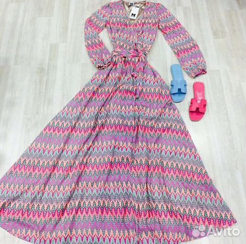 Новое платье в пол в стиле Missoni Новое платье в пол в стиле Missoni
