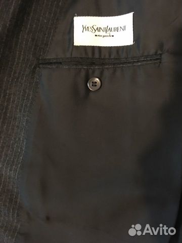 Двубортный пиджак Yves Saint Laurent Двубортный пиджак Yves Saint Laurent