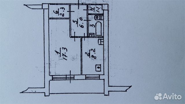 1-к квартира, 42 м², 4/9 эт.