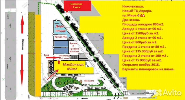 В Новых ТЦ-Торгово-Офисные Коммерческие Помещения