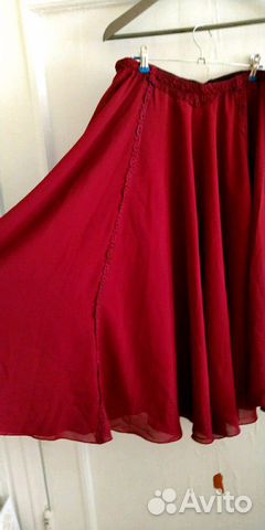 Юбка лёгкая с подкладкой