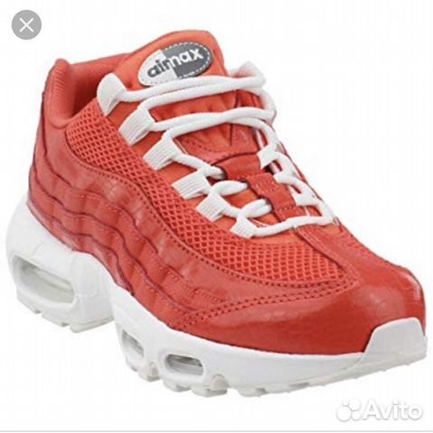 nike air max 95 premium trainers in red