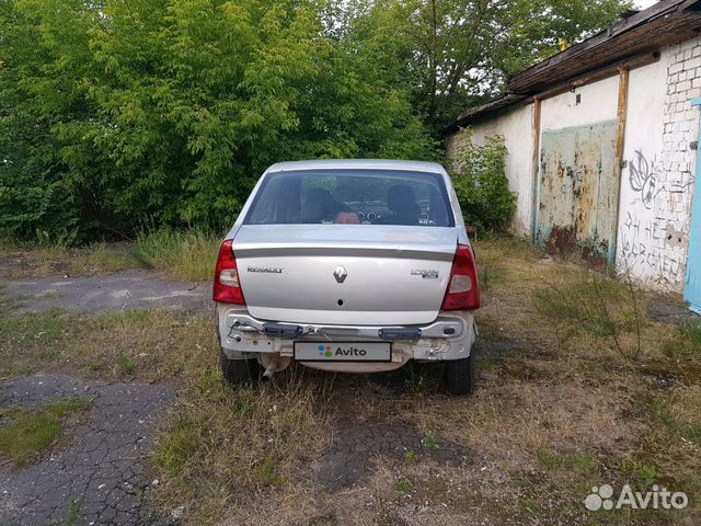 Renault Logan 1.4 МТ, 2013, битый, 156 131 км