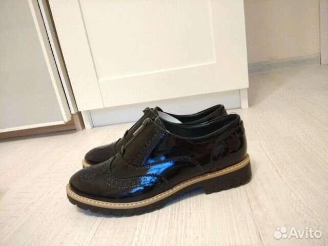 Кожаные ботинки