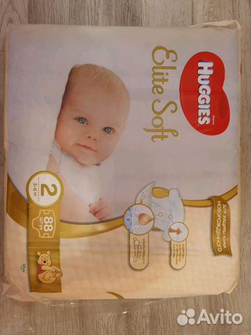 Подгузники Huggies Elite Soft 2 (3-6 кг)