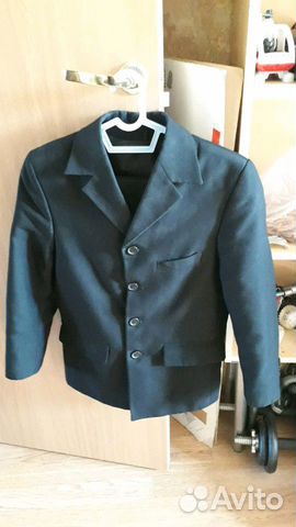 Костюм школьный 140-146 черный, 158-164 серый