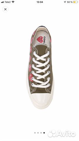Кеды Converse x Comme des garcons play Оригинал Кеды Converse x Comme des garcons play Оригинал