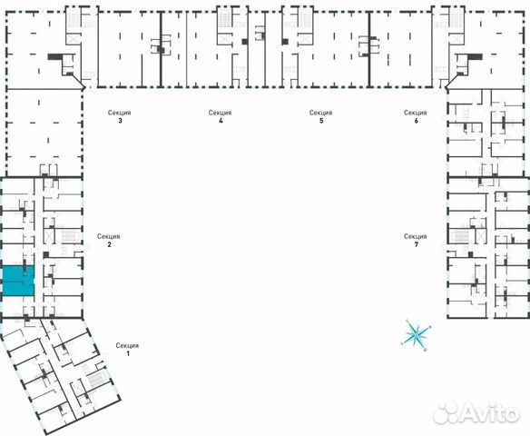 1-к квартира, 35.7 м², 3/9 эт.