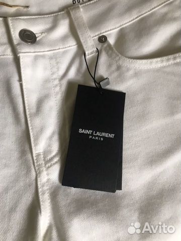 Джинсы новые Saint Laurent YSL
