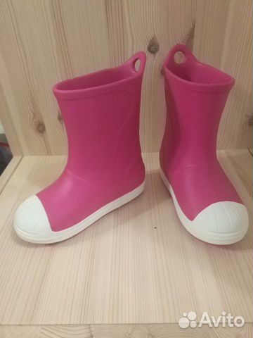Новые сапожки crocs с9
