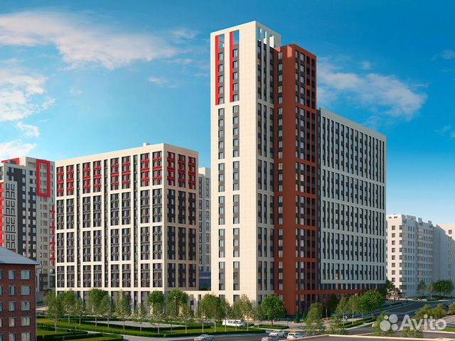 1-к квартира, 38.9 м², 4/19 эт. 1-к квартира, 38.9 м², 4/19 эт.