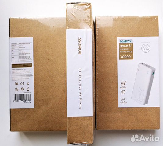 Power bank 30000mAh Romoss Sense 8+,Новый+Доставка Power bank 30000mAh Romoss Sense 8+,Новый+Доставка