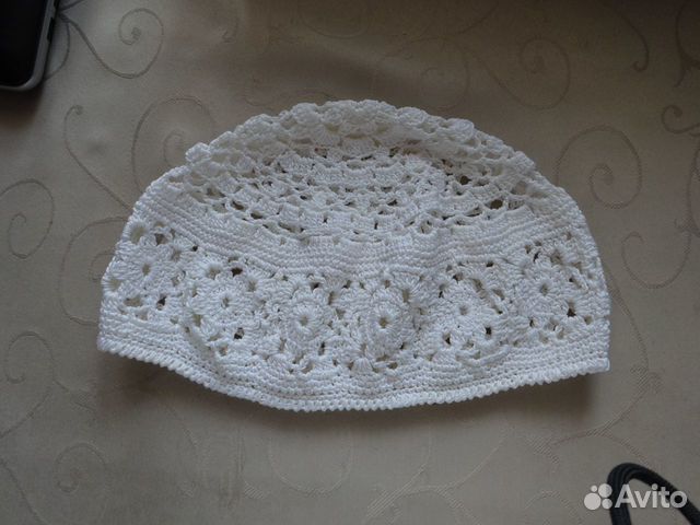 Шапочки для девочки летняя, вязанная