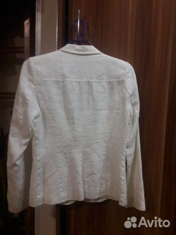 Новый белый пиджак In wear лён