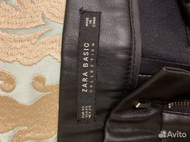 Брюки кожаные Zara Брюки кожаные Zara