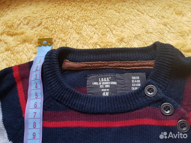 Детский джемпер H&M 68-74 Детский джемпер H&M 68-74