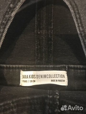 Джинсовый комбинезон Zara 128 Джинсовый комбинезон Zara 128