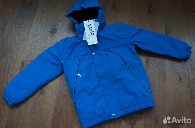 Новая зимняя куртка Molo Castor real blue р-р 146
